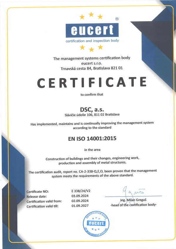 EUCERT certifikaty AJ