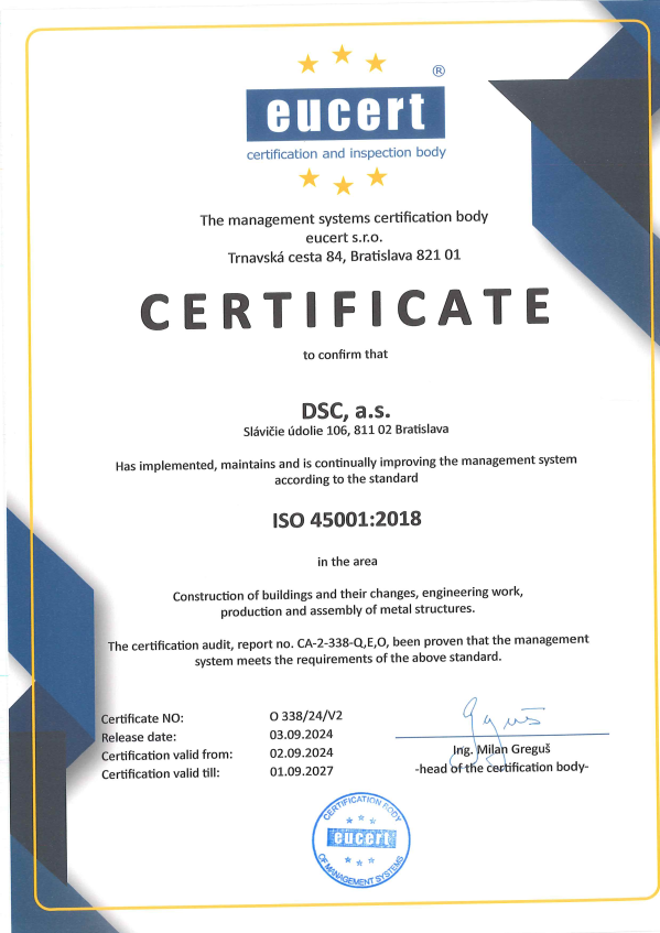 EUCERT certifikaty AJ